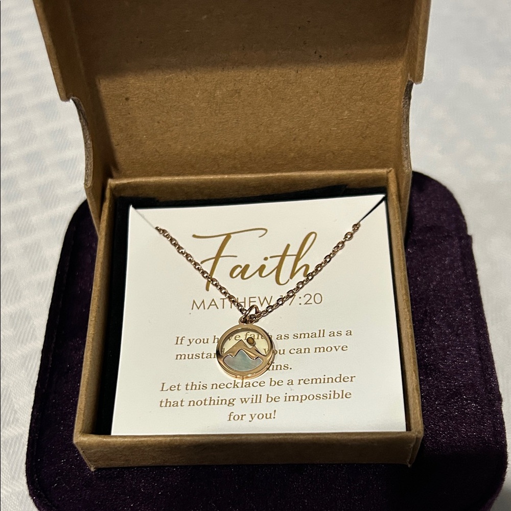 Faith necklace